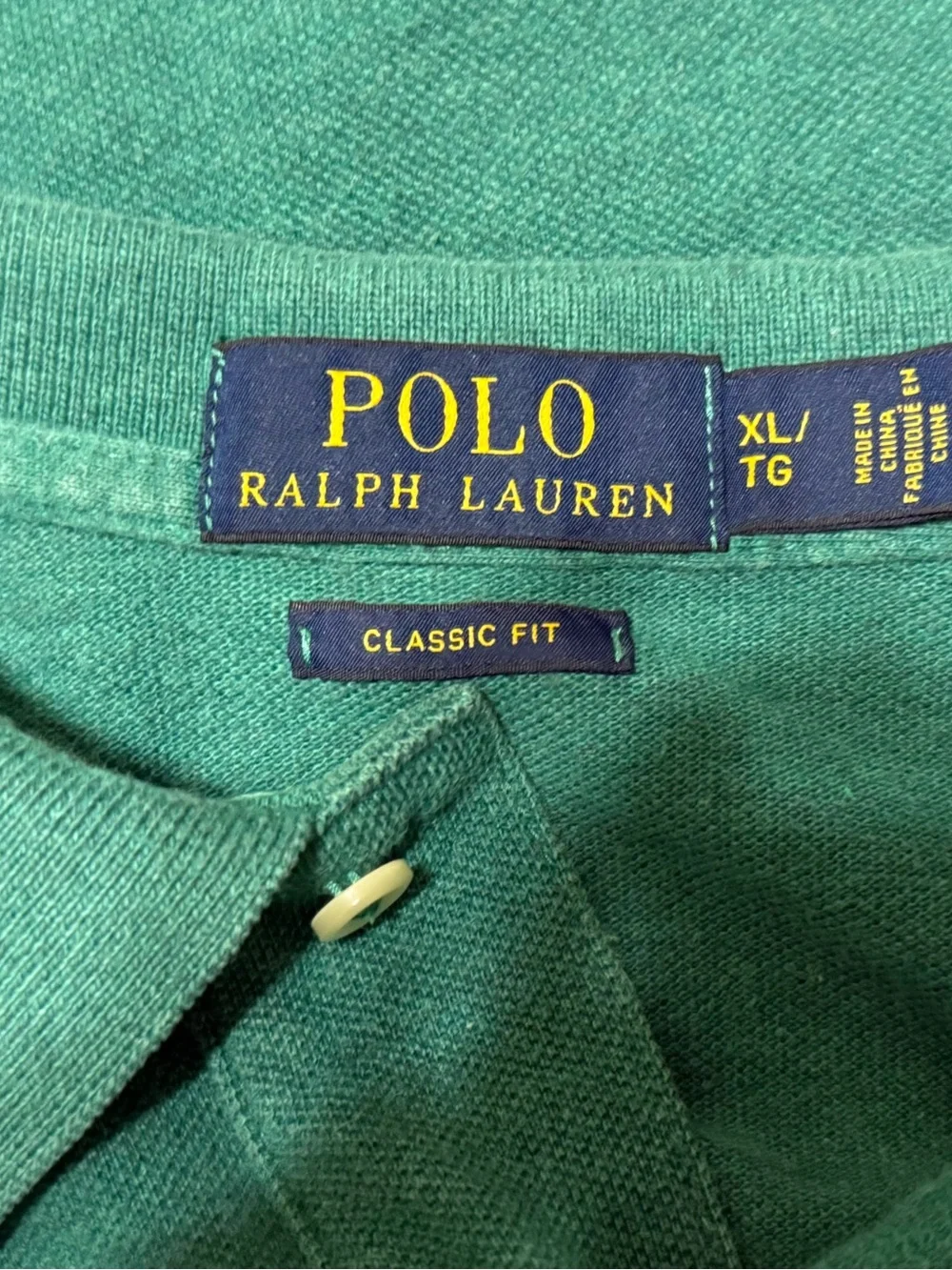 Polo Ralph Lauren green classic fit short sleeve polo shirt